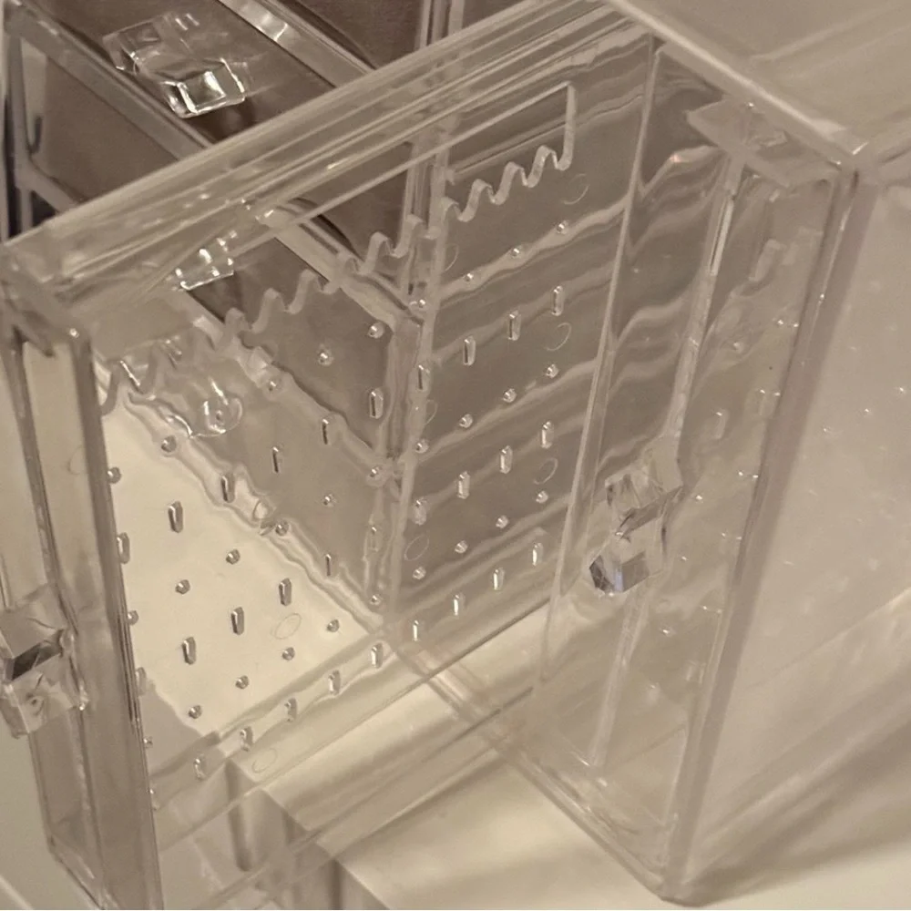 Transparent Multi-Drawer Makeup Organizer